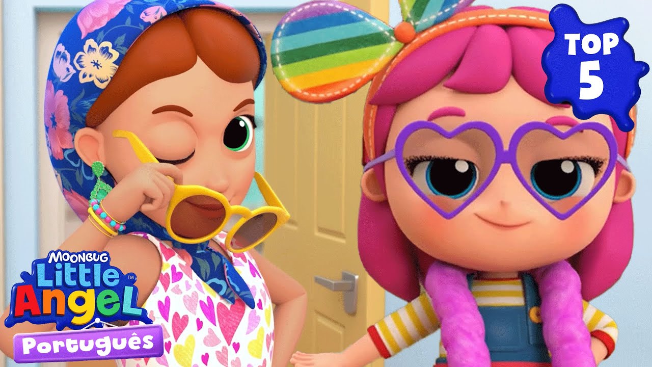 Top 5 melhores momentos da Jill 🩷 Little Angel Brasil | Músicas Infantis em Português