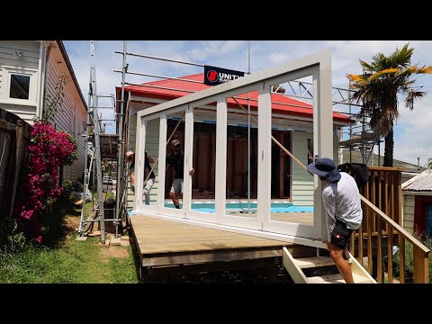 Installing Timber Bifold Doors!