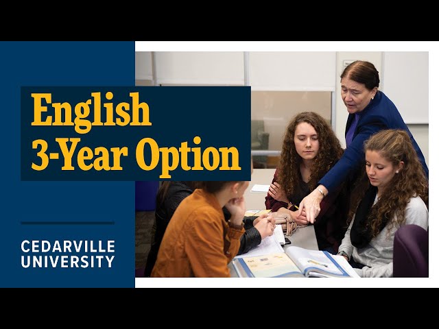 Thumbnail for video titled: Why Study English at Cedarville University
