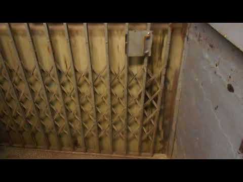 AMAZING Early 1900's Birdcage Otis Manually Controlled Traction Freight Elevator In NYC