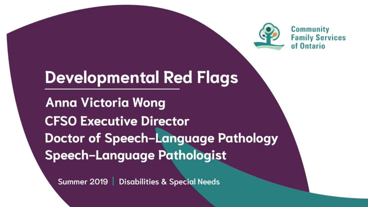 Developmental Red Flags in English