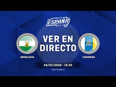 ANDALUCIA vs CANARIAS | Fase Grupos | Grupo C | CESA Cadete Masculino