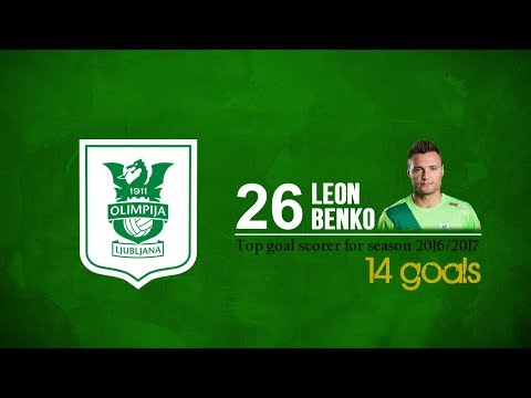 Leon Benko - Top goal scorer 2016/2017 - Olimpija Ljubljana