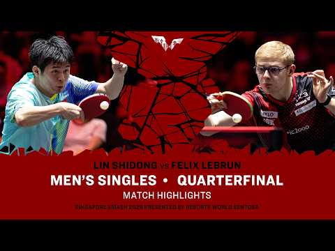 Lin Shidong vs Felix Lebrun | MS QF | #WTTSingapore2026