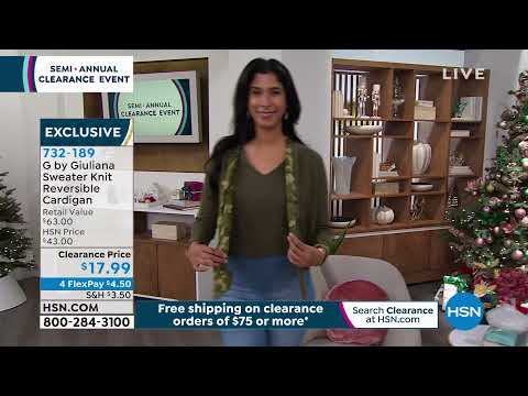 HSN | Semi-Annual G by Giuliana Rancic Fashions Clearance 12.23.2021 - 11 PM