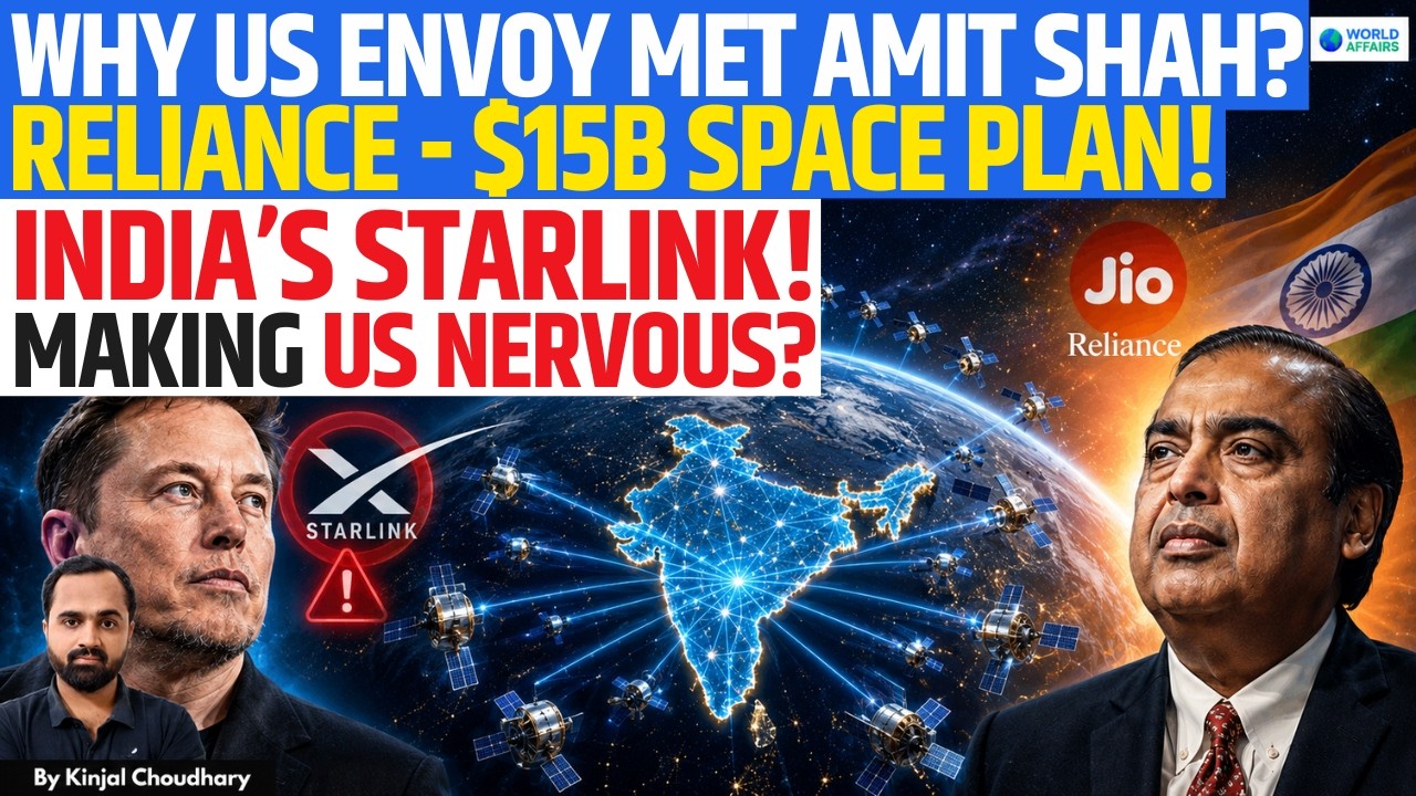 Why Trump's Envoy Gor Met Amit Shah? India's $15B Jio Space Plan Behind Starlink's Troubles? Kinjal