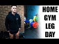 HOME GYM LEG DAY WALKTHROUGH!!