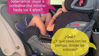 ¿Sabías que los niños deberían viajar a contramarcha mínimo hasta los 4 años