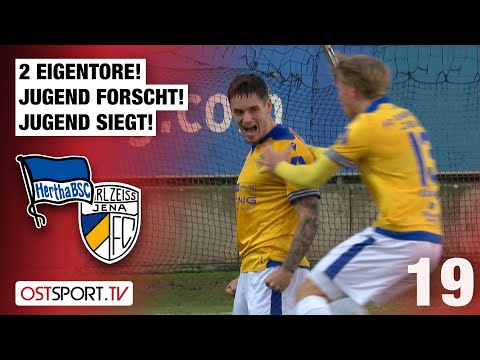 Two own goals in the craziest game of the year: Hertha II - Carl Zeiss Jena | Regionalliga Nordost
