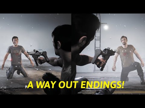 A WAY OUT ENDINGS (Both Leo and Vincent Ending)