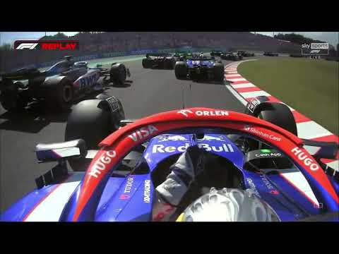 Daniel Ricciardo race start onboard | F1 Japanese GP 2024