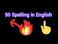 50 Spelling in English||How to Write 50 in Words?||50 Number Name||Spelling of 50