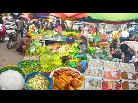 Have You Ever Heard Broken Plate Market (Psar Baek Chan) - Rural Market @ Kandal Province Part 1