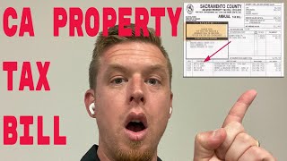 California Property Taxes | I got my bill in the mail