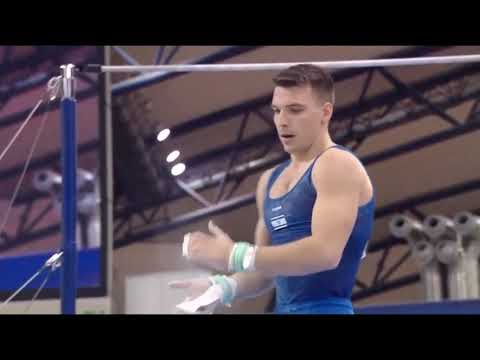 Top 3 in Men's High Bar Final - 2022 Doha Gymnastics Apparatus World Cup