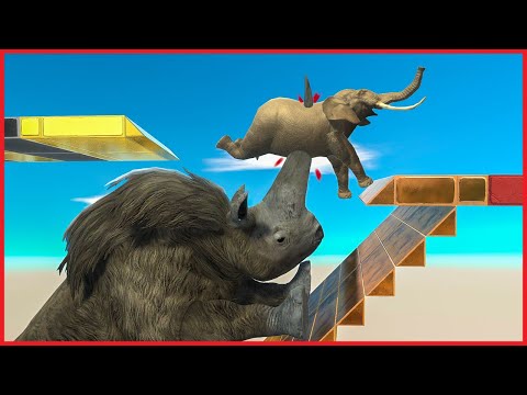 CATCH the BOAR or Fall over traps - Animal Revolt Battle Simulator