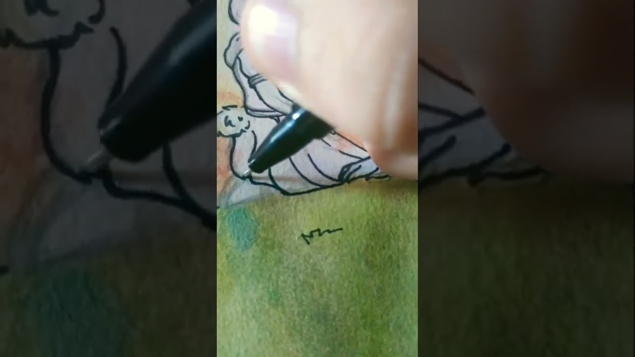 ✨🐺🐰Beastars watercolor training! || ORIGINAL IDEA: DLIOK on Deviantart #anime #art #shorts