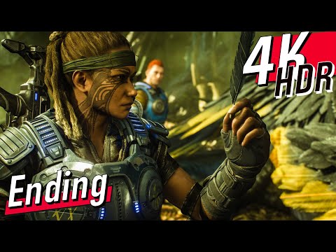 [4K HDR] GEARS 5: Hivebusters (100%, Experienced) Walkthrough Part 4 - The Path (Ending)
