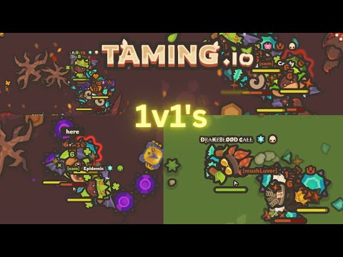 Wild 1v1's, kills, triples, and more! | TAMING.IO