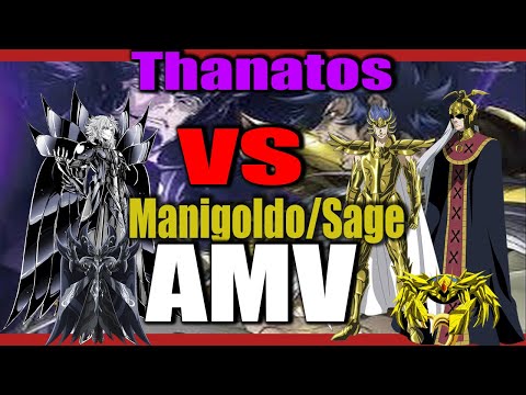 Manigoldo y Sage vs Thanatos AMV /the lost canvas