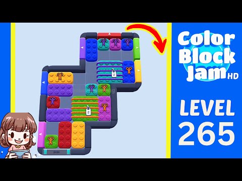 Color Block Jam Level 265 Solution Walkthrough