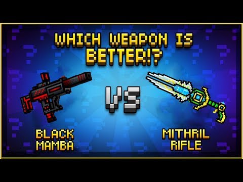 Pixel Gun 3D - Black Mamba VS Mithril Rifle