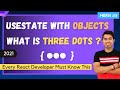 5 What Is Three Dots Handle Objects Using UseState Hook In React In Hindi In 2021