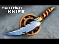 Making a Feather Knife out of a Rusted Bearing #forging