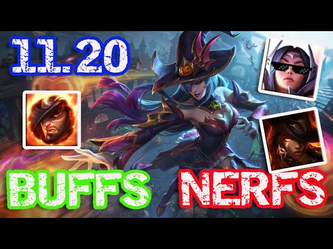11.20 PATCH NOTES - BUFFS AND NERFS