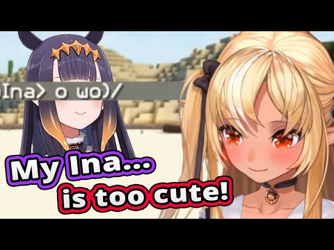 NuiGuruMiniClips - Flare thinks her Ina'nis is very cute! [Shiranui Flare/不知火フレア]