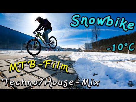 Snowbike ❄ | MTB-Film 🚵‍♂️ | Mit Route zum Nachfahren | House Musik 🎶|