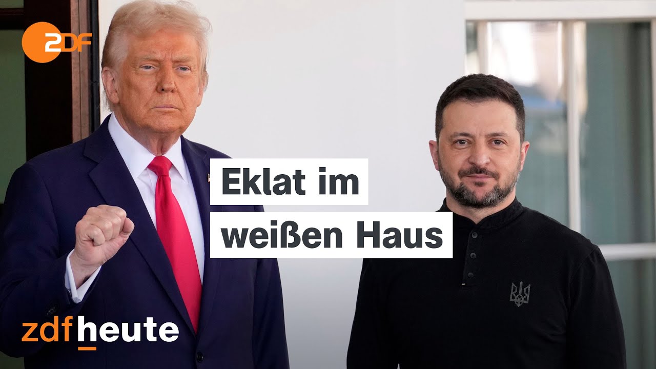 Streit mit Trump: Was der Eklat für die Ukraine bedeutet | heute journal