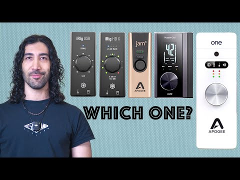 Which Is The best Portable Guitar Interface? (IK Multimedia, Positive Grid, Apogee)