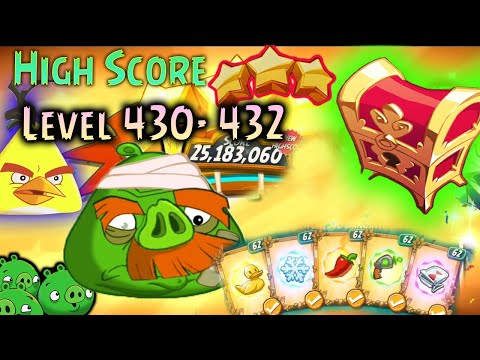 Angry birds 2 ⭐️⭐️⭐️ Max Score Record Lv 430-432