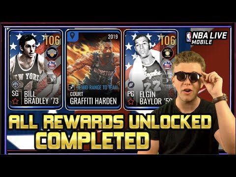 4TH OF JULY CAMPAIGN COMPLETED! FULL MILESTONE SHOWCASE NBA LIVE MOBILE 19 S3 4TH OF JULY Video