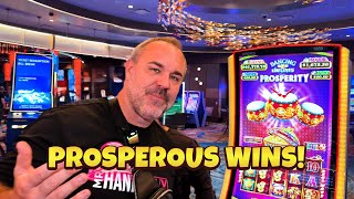 Dancing Drums Prosperity BIG WIN! High-Limit Slot Play!