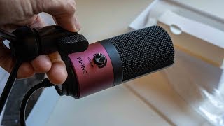 Affordable quality Fifine USB mic unboxing