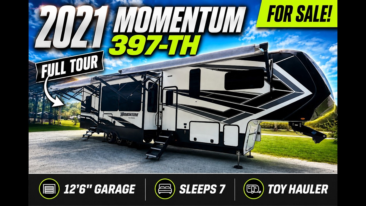 A photo of this 2021 Grand Design MOMENTUM 397TH