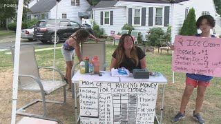 New Britain family sells ice cream for school supplies