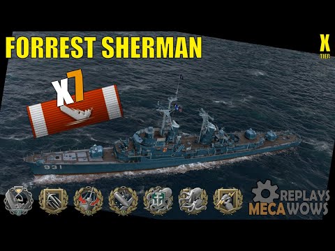 Forrest Sherman 7 Kills & 277k Damage | World of Warships Gameplay