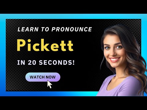 How to Pronounce Pickett (American Pronunciation / US) with Audio and Phonetic Spelling