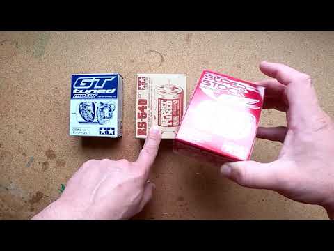 Tamiya RC motors speed comparison
