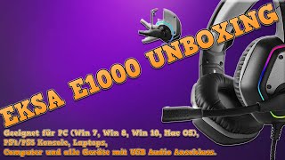 Eksa E1000 Unboxing | Preiswertes Gaming Headset mit RGB