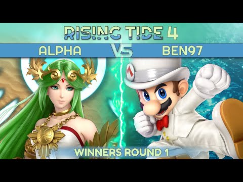 Rising Tide 4 | Winners Round 1 - Alpha (Palutena) vs Ben97 (Mario)