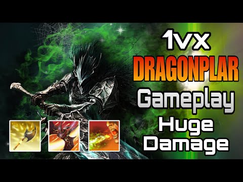 DRAGONPLAR 1vX GAMEPLAY - ESO GODLY DRAGONKNIGHT PvP BUILD! 🐲 1vX UNKILLABLE DEMON🐲 ESO BOW 2H STYLE