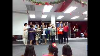 Potter's Fellowship Christmas Special 2012 Carolling choir.