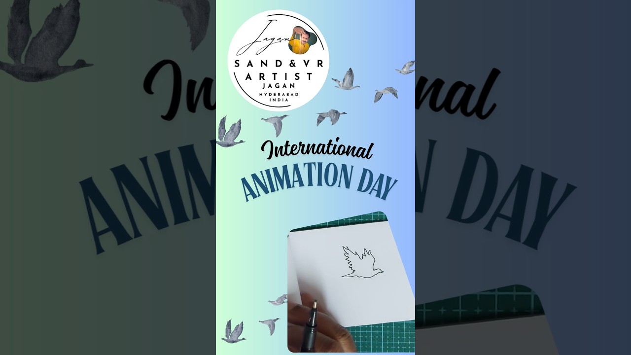 Art in Motion ✏️ Flipbook Animation Tribute | #InternationalAnimationDay #shorts