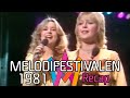 Melodifestivalen 1981 Recap