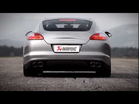 Porsche Panamera Turbo Akrapovic Exhaust Sound