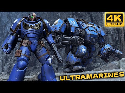 ULTRAMARINES vs CHAOS INVASION - Warhammer 40k: Space Marine 2 (4K, Mod)